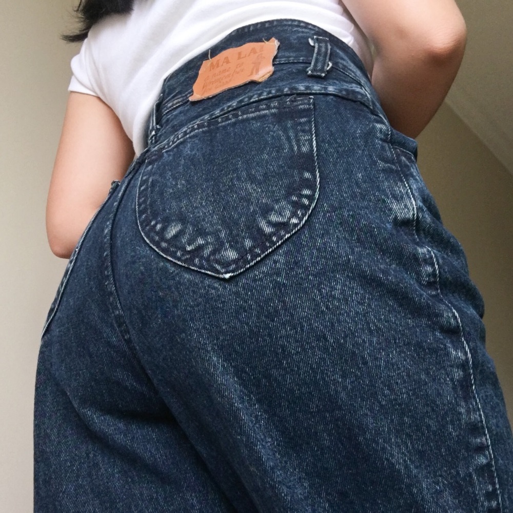 MA LAI High Waisted Mom Jeans